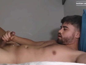 French amateur shows off his butt and plays with his feet and cock before cumming - beepied
