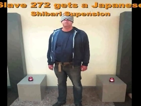 Slave272 gets a shibari bondage