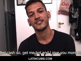 Latincums.com - young skinny latino boy paid cash to fuck stranger pov