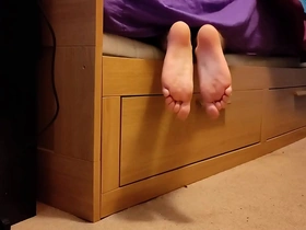 Guy vored by bed monster in slippers
