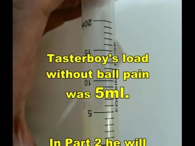Tasterboy's cum load experiment part1