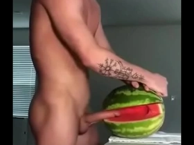 I'd be this watermelon