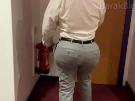 Bubble butt in public