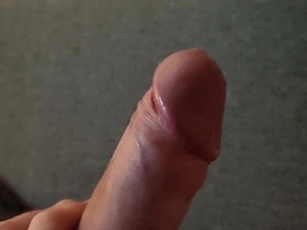 I can't stop playing with my swedish uncut cock until i cum
